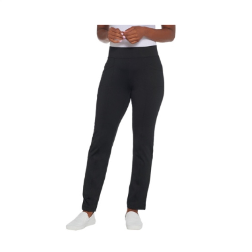 Active Regular Fleece Back Straight Leg Knit Pant